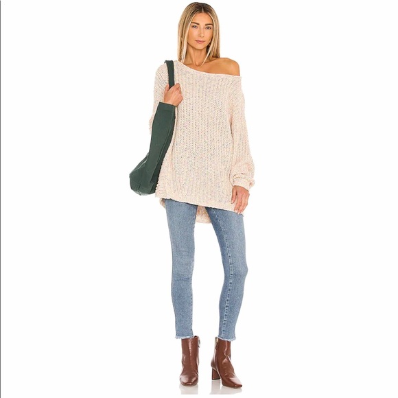 Free People Sweaters - NWT💥 Free People Neon Lights Pullover in Confetti Combo Sz. M